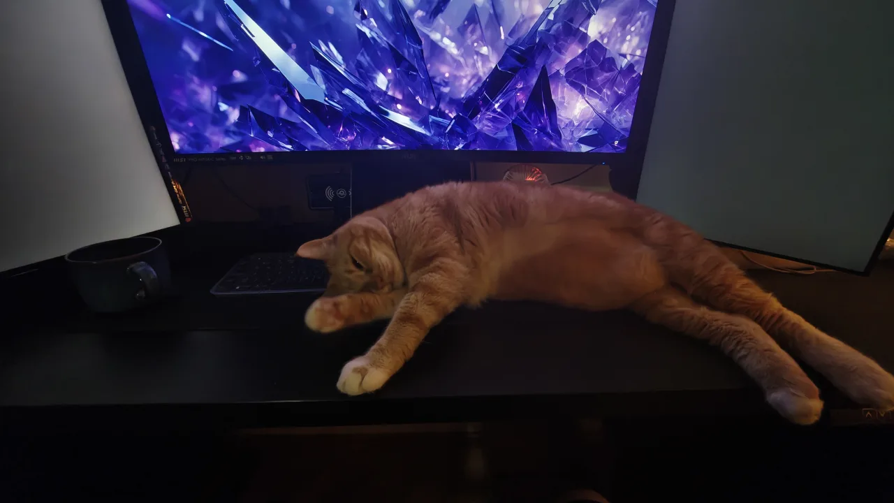Azlan: On dads PC.